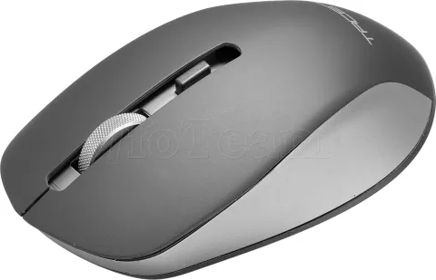 Photo de Pack 3en1 (Clavier/Souris/Tapis) Tacens Zenith (Noir/Argent)