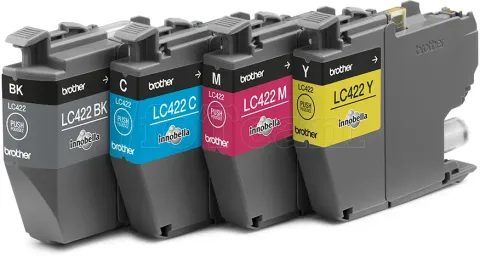 Photo de Pack 4 cartouches d'encre Brother LC-422 VAL (Noir + Couleurs)