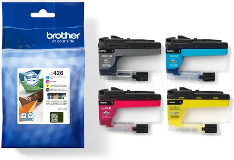 Photo de Pack 4 cartouches d'encre Brother LC-426 VAL (Noir + Couleurs)