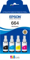 Photo de Pack 4 Cartouches d'encre Epson EcoTank 664 (Noir + Couleurs)