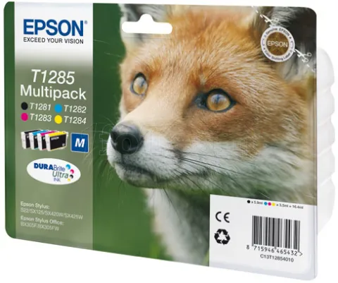 Photo de Pack 4 cartouches d'encre Epson Renard T1285