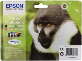 Photo de Pack 4 cartouches d'encre Epson Singe T0895 -- Id : 168148