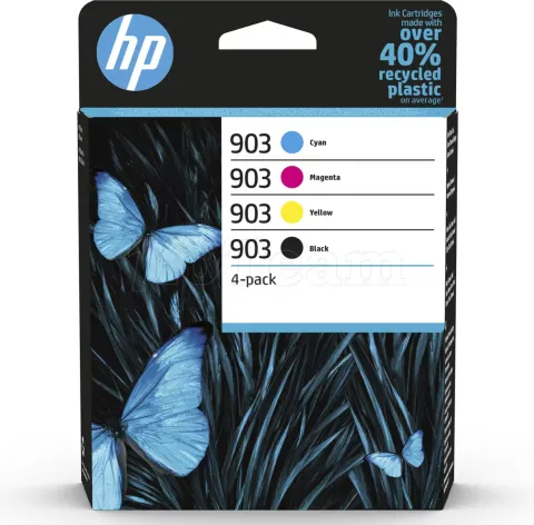 Photo de Pack 4 Cartouches d'encre HP 903 (Noir + Couleurs)