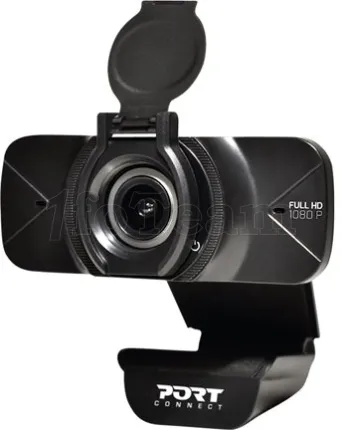 Photo de Pack 5en1 (Clavier & Souris Bluetooth/Webcam/Station d'accueil/Support) sans fil Port Design Home Office (Noir)