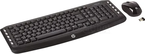 Photo de Pack Clavier Sans Fil - Souris HP - Qwerty (Noir) -- Id : 155707