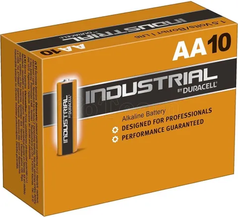 Photo de Pack de 10 piles Alcaline Industrial type AA 1,5V (R06)