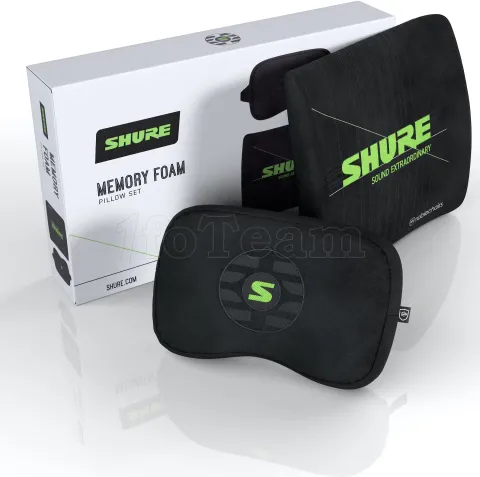 Photo de Pack de 2 Coussins pour fauteuil Noblechairs Shure Edition (Noir)