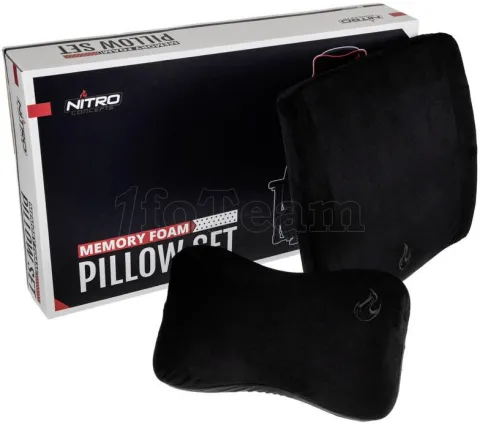 Photo de Pack de Coussins pour fauteuils Nitro Concepts (Noir)