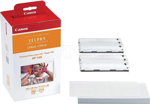 Photo de Pack Encre couleurs + Feuilles Canon Selphy RP-108