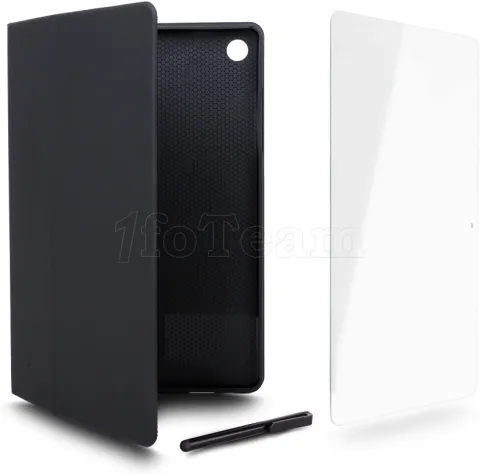 Photo de Pack Étui de protection (Housse) Urban Factory Cyclee Eco Starter Pack pour tablette Samsung A11+ (Noir)