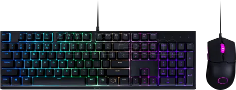 Photo de Pack Gamer 2en1 (Clavier/Souris) Cooler Master MS110 RGB (Noir)