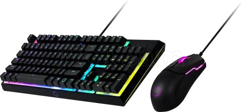 Photo de Pack Gamer 2en1 (Clavier/Souris) Cooler Master MS110 RGB (Noir)