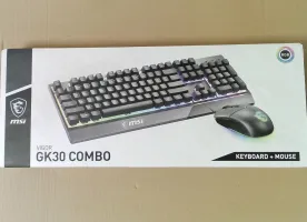 Photo de Pack Gamer 2en1 (Clavier/Souris) MSI Vigor GK30 Combo RGB (Noir) - SN S1104FR237CLA10534000100 - ID 224764