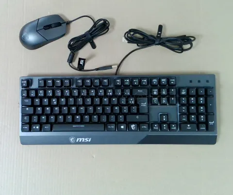 Photo de Pack Gamer 2en1 (Clavier/Souris) MSI Vigor GK30 Combo RGB (Noir) - SN S1104FR237CLA10534000100 - ID 224764