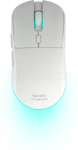 Photo de Pack Gamer 3en1 (Calvier/Souris/Tapis) Mars Gaming MCPWTKL (Blanc)