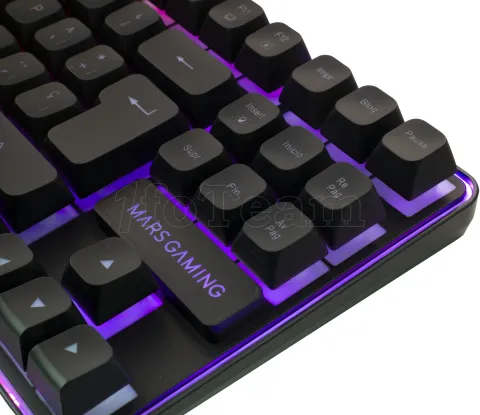 Photo de Pack Gamer 3en1 (Calvier/Souris/Tapis) Mars Gaming MCPWTKL (Noir)