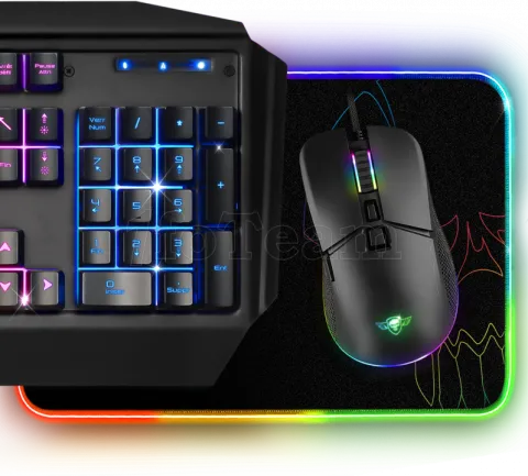 Photo de Pack Gamer 3en1 (Clavier/Souris/Tapis) Spirit of Gamer Ultimate 500 RGB (Noir)