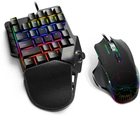 Photo de Pack Gamer 3en1 (Pad/Souris/Tapis) Spirit of Gamer Xpert G900 RGB (Noir)