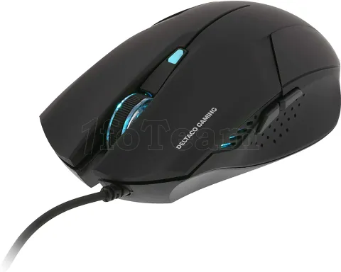 Photo de Pack Gamer 4en1 (Clavier/Souris/Casque/Tapis de souris) Deltaco (Noir)