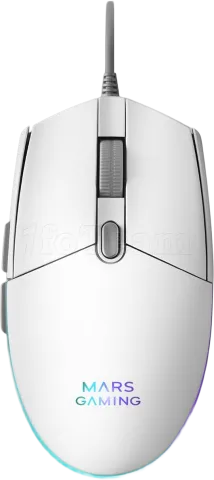 Photo de Pack Gamer 4en1 (Clavier/Souris/Casque/Tapis) Mars Gaming MCP-RGB3 (Blanc)