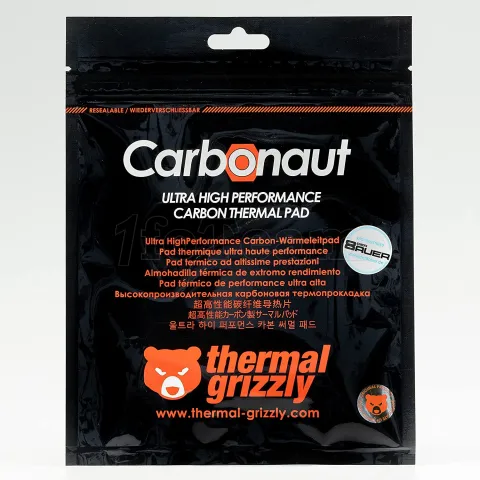 Photo de Pad Thermique Thermal Grizzly Carbonaut 32x32x0,2mm (Gris)