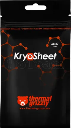 Photo de Pad Thermique Thermal Grizzly KryoSheet 44x37x0,2mm (Gris)
