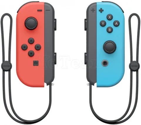 Photo de Paire de manettes Nintendo Joy-Con Neon pour Switch (Rouge/Bleu)