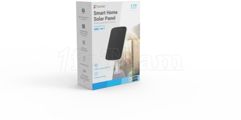Photo de Panneau solaire Ezviz Panel-F pour Caméra (Blanc)