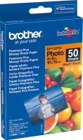 Photo de Support Imprimable Brother Papier Photo Brillant 260g/m² - 50 feuilles 10x15cm