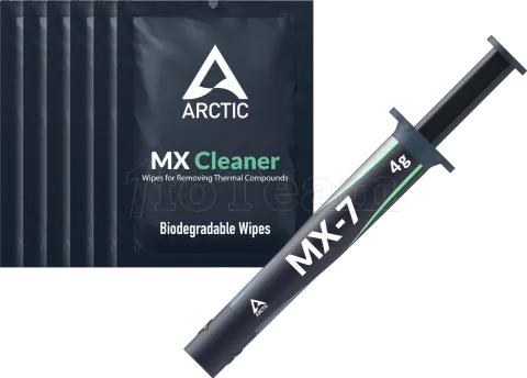 Photo de Pâte Thermique Arctic MX-7 - 4g avec nettoyants
