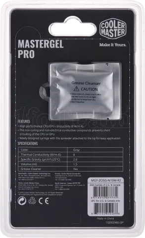 Photo de Pâte Thermique Cooler Master MasterGel Pro 1,5mL