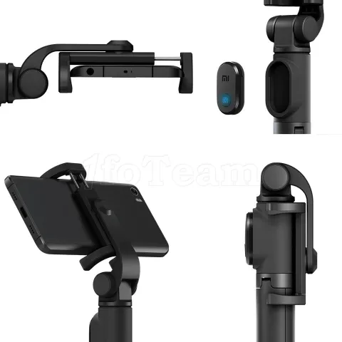 Photo de Perche à selfie Xiaomi Selfie Stick Tripod Bluetooth (Noir)