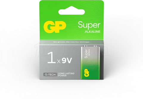 Photo de Pile Alcaline GP Batteries Super type E-Block (6LR61) 9V
