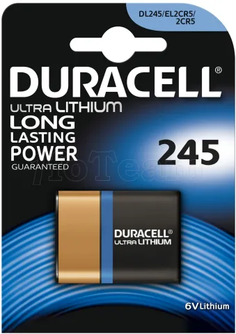 Photo de Pile lithium Duracell (type DL245) 6V