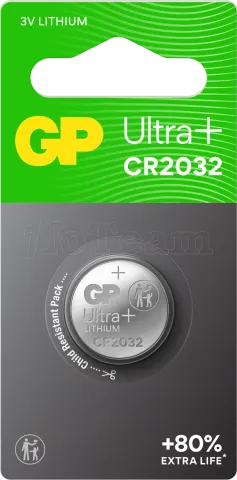 Photo de Pile Lithium GP Batteries Ultra Plus CR2032