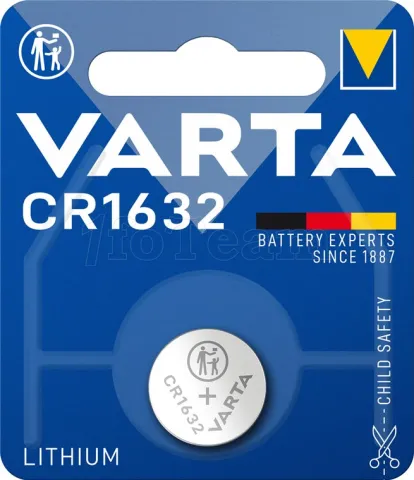 Photo de Pile plate Varta Lithium type CR1632 3V