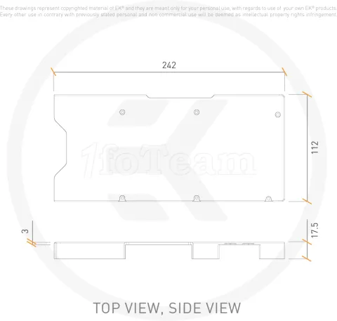 Photo de Plaque arrière Waterblock GPU Ekwb EK-Quantum Vector² RE RTX 3080/90 (Argent)