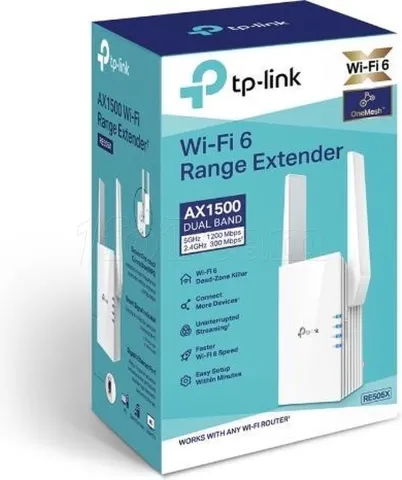 Photo de Point d'accès Répéteur WiFi Mesh TP-Link RE505X (AX1500)