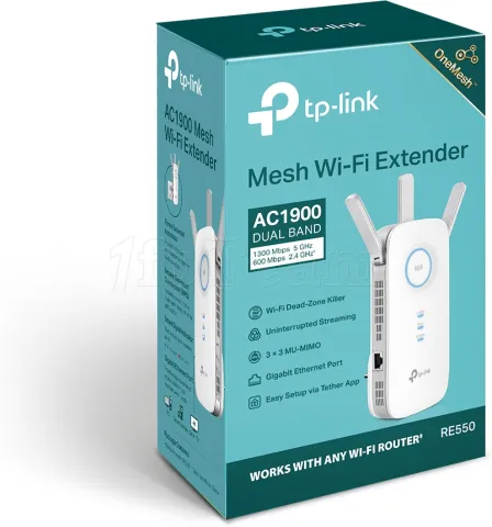 Photo de Point d'Accès Répéteur WiFi TP-Link RE550 (AC1900)