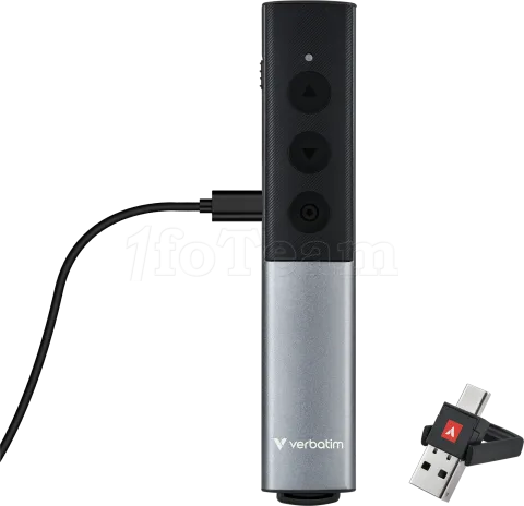 Photo de Pointeur Laser sans fil Verbatim Agenda Wireless Presenter (Noir)