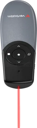 Photo de Pointeur Laser sans fil Verbatim Focus Wireless Presenter (Gris)