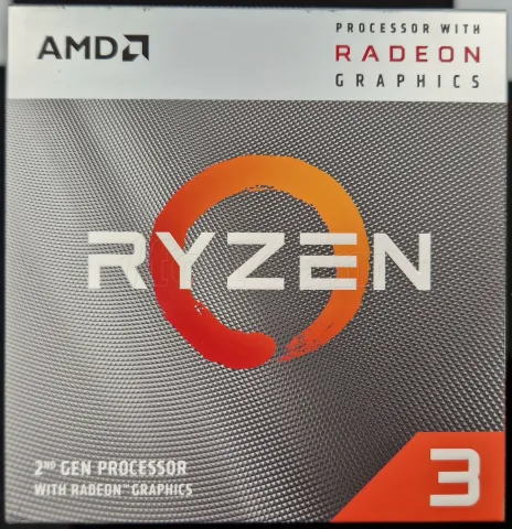 Photo de Processeur AMD Ryzen 3 3200G Socket AM4 + GPU (3,6 Ghz) - SN 9LP5646U20462 - ID 189020