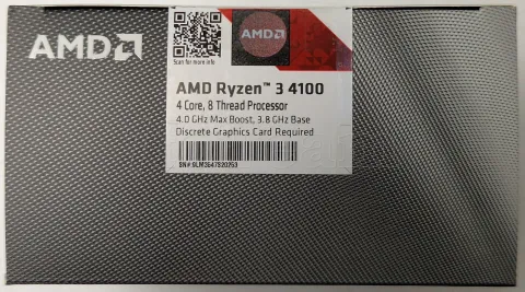 Photo de Processeur AMD Ryzen 3 4100 Socket AM4 (3,8Ghz) - SN 9LM3547S20253 - ID 200908