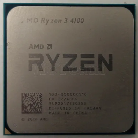 Photo de Processeur AMD Ryzen 3 4100 Socket AM4 (3,8Ghz) - SN 9LM3547S20253 - ID 200908