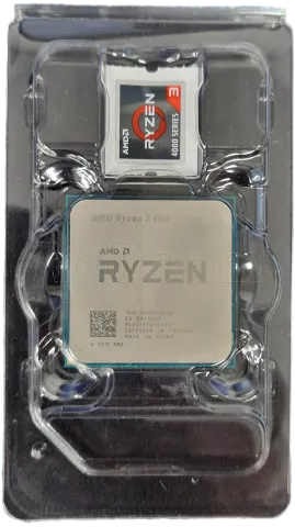 Photo de Processeur AMD Ryzen 3 4100 Socket AM4 (3,8Ghz) - SN 9LS4171W20238 - ID 194096