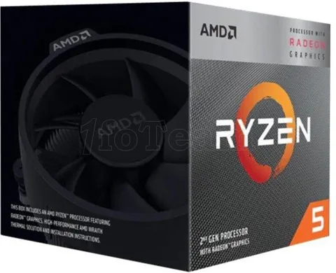 Photo de Processeur AMD Ryzen 5 3400G (4.2 Ghz) AM4