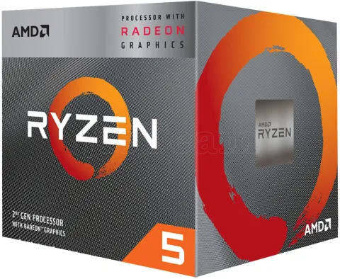 Photo de Processeur AMD Ryzen 5 3400G Socket AM4 + GPU (3,7 Ghz)