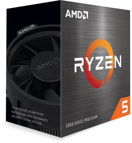 Photo de Processeur AMD Ryzen 5 5600X Socket AM4 (3,7 Ghz) (Sans iGPU)