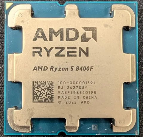 Photo de Processeur AMD Ryzen 5 8400F (4,7Ghz) AM5 - Sans iGPU Version OEM (Tray) - SN 9AEP298S40198_100-000001591 - ID 225335