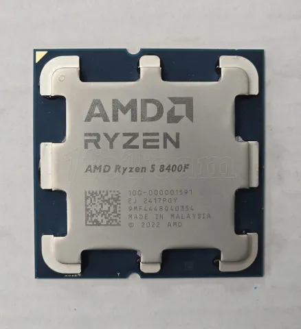 Photo de Processeur AMD Ryzen 5 8400F (4,7Ghz) AM5 - Sans iGPU Version OEM (Tray) - S/N 9MF4448Q40354 - ID 221417